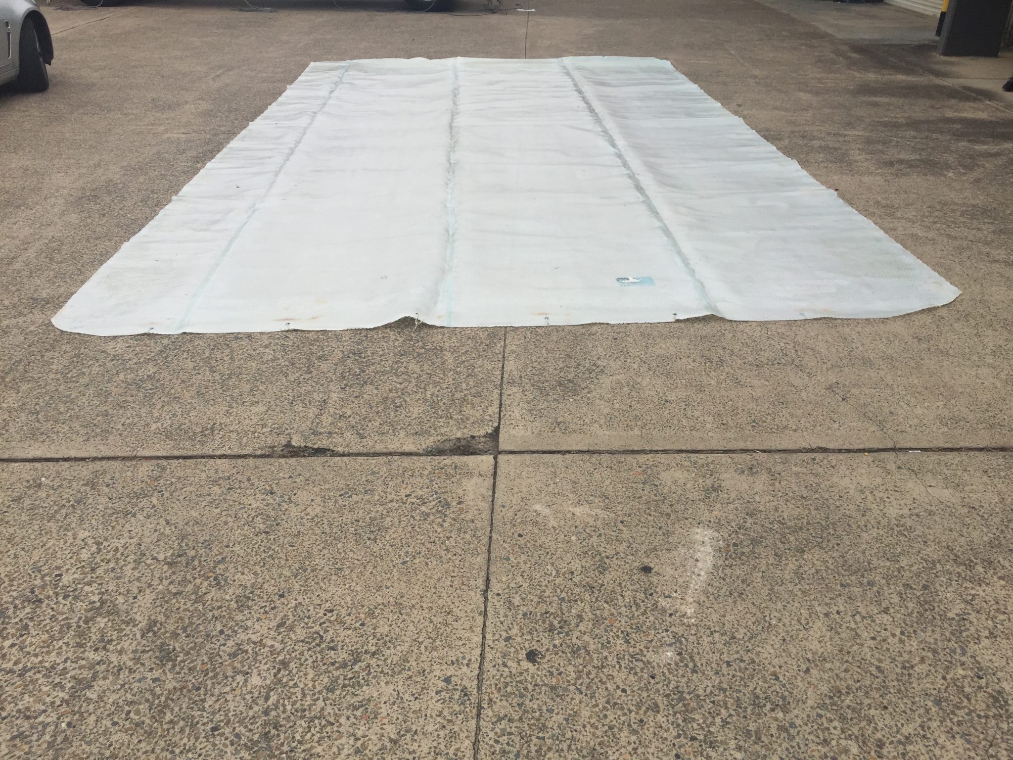 White and Brittle – When a Pool Cover has had its Day