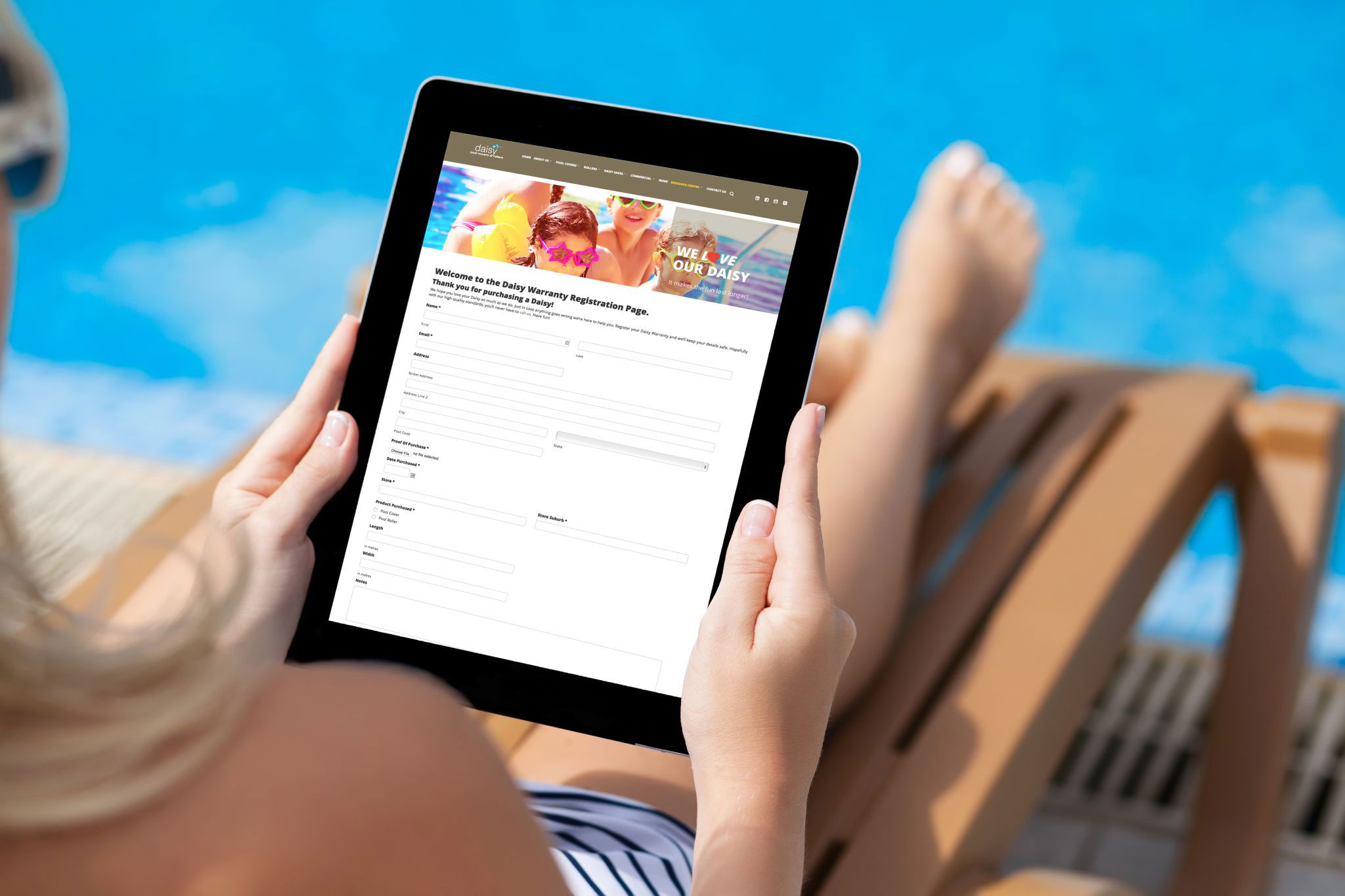 Register Your Warranty’ on the Daisy Website!