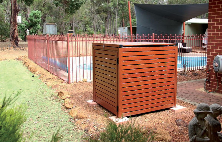 New! Wood Look Pump & Filter Enclosures
